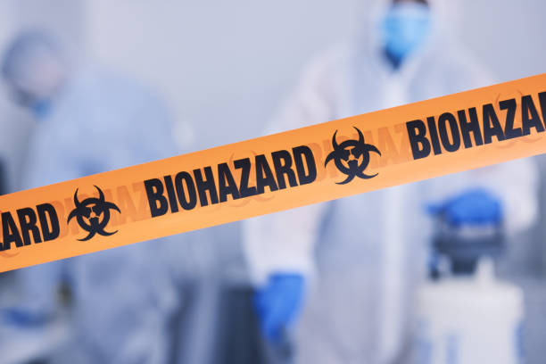 Professional Biohazard Cleanup technician working in Westlake, TX